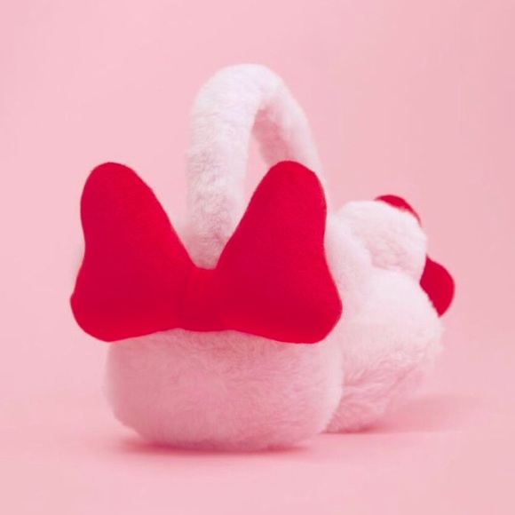 Disney Accessories - NEW Forever 21 x Disney Mickey Minnie Mouse Bow Plush Earmuffs